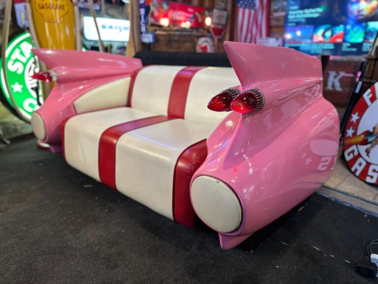 64ft x 34ft light up pink cadillac bench seat 1 1 768x576