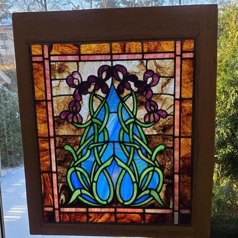 Stained Glass Window AuctionsOntario Ca   Stained Glass Window 2 1 