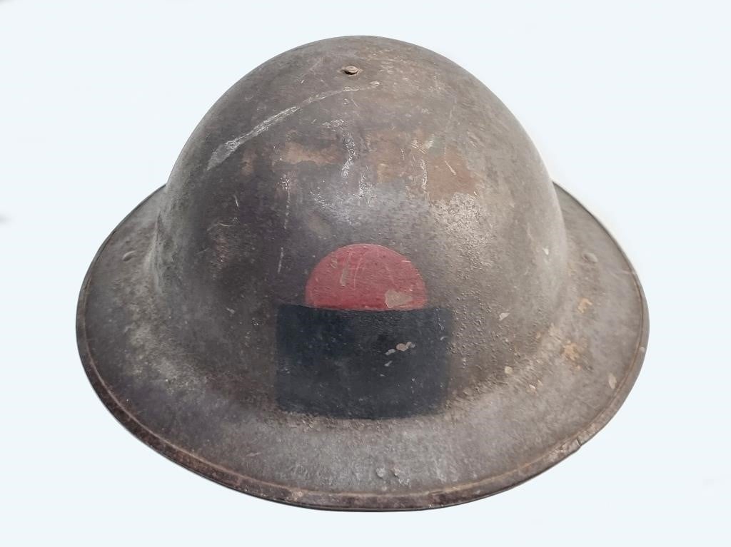 24TH BATTALION CEF VICTORIA RIFLES MONTREAL HELMET - AuctionsOntario.ca