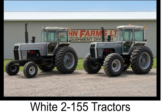 white tractors